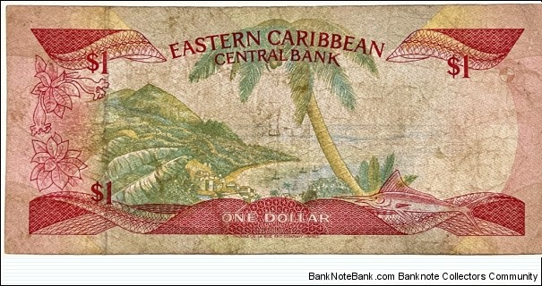 Banknote from Saint Lucia year 1985