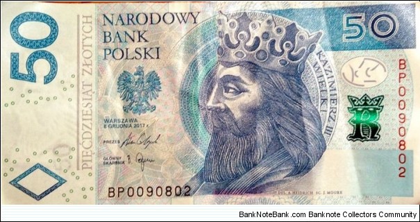 50 Złotych.
BP0090802 Banknote