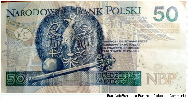 Banknote from Poland year 2017