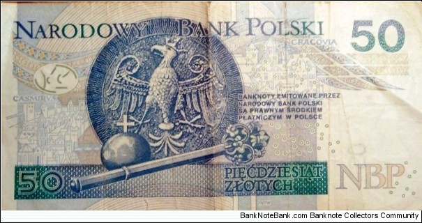 Banknote from Poland year 2017