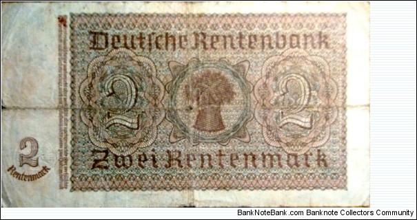 Banknote from Germany year 1937