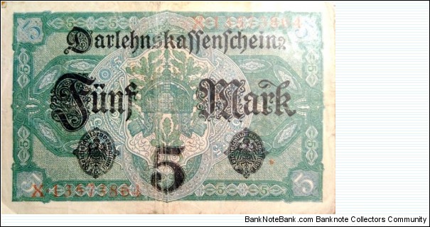 Banknote from Germany year 1917