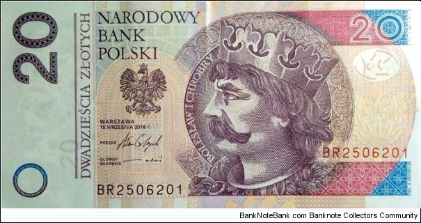 20 Złotych.
BR2506201 Banknote