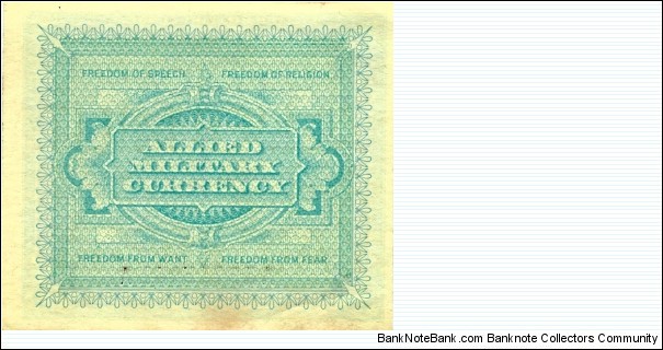 Banknote from Italy year 1943