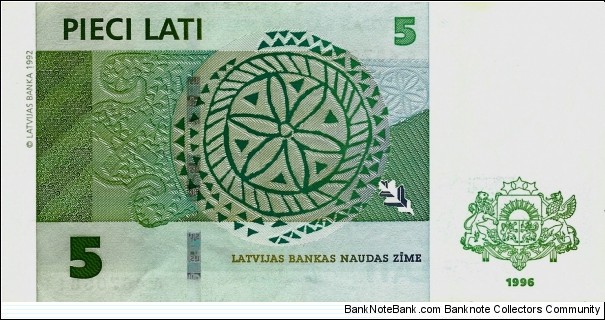 Banknote from Latvia year 1992