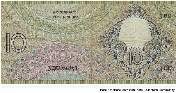 Banknote from Netherlands year 1944