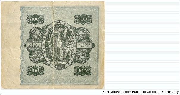 Banknote from Finland year 1945