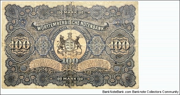 Banknote from Germany year 1911