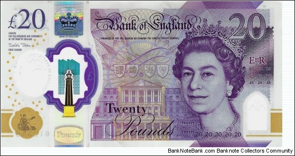UNITED KINGDOM 20 Pounds  Banknote