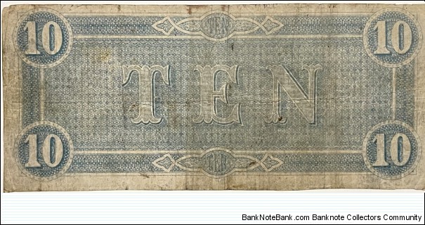 Banknote from USA year 1864