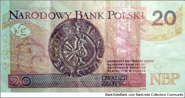 Banknote from Poland year 2016