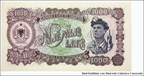 1000 Leke Banknote