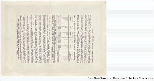 Banknote from Russia year 1949