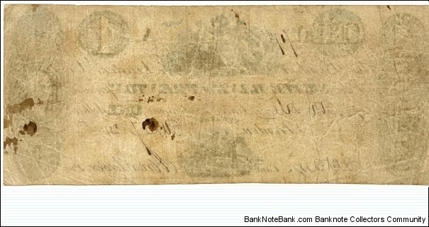 Banknote from USA year 1824