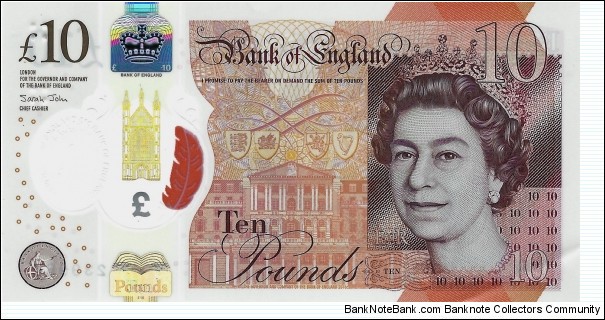 UNITED KINGDOM 10 Pounds  Banknote