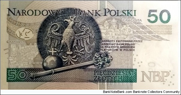 Banknote from Poland year 2017