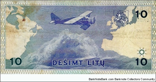 Banknote from Lithuania year 1993