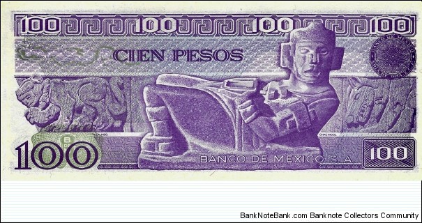 Banknote from Mexico year 1982