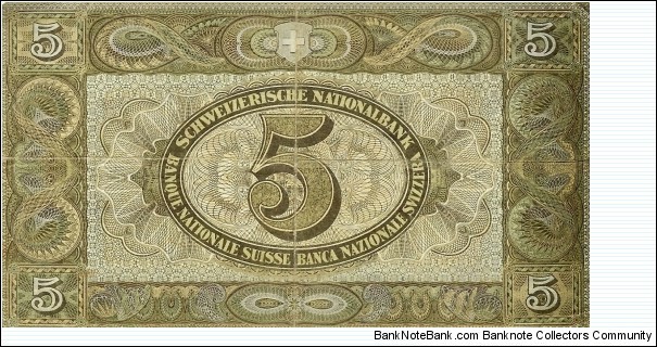 Banknote from Switzerland year 1942