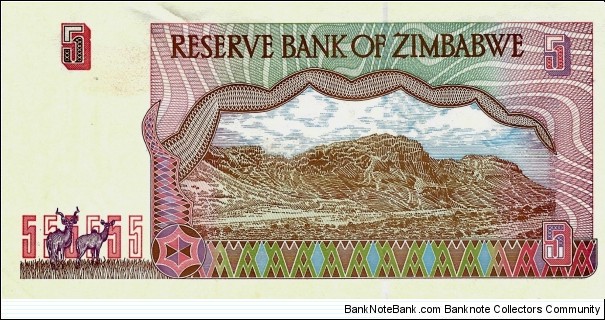 Banknote from Zimbabwe year 1997