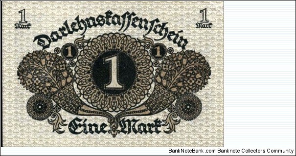 Banknote from Germany year 1920