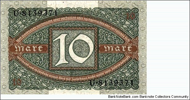 Banknote from Germany year 1920