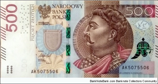 Poland 500 Złotych.
AK5075506 Banknote