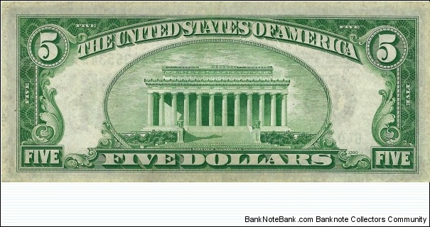 Banknote from USA year 1934