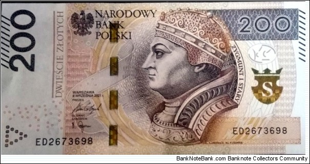 Poland 200 Złotych.
ED2673698 Banknote