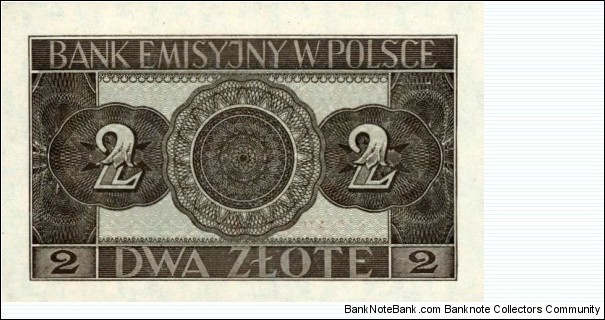 Banknote from Poland year 1941