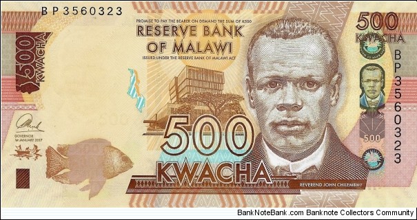 MALAWI 500 Kwacha  Banknote