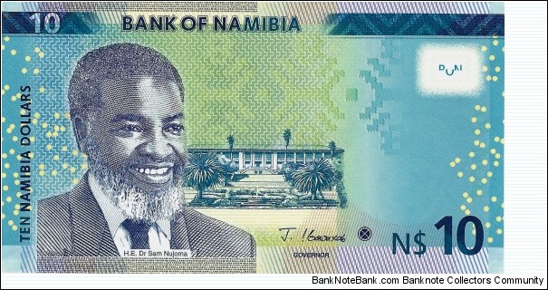 NAMIBIA 10 Dollars  Banknote