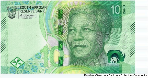 SOUTH AFRICA 10 Rand  Banknote