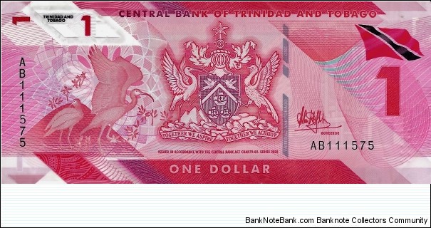 TRINIDAD & TOBAGO 1 Dollar  Banknote