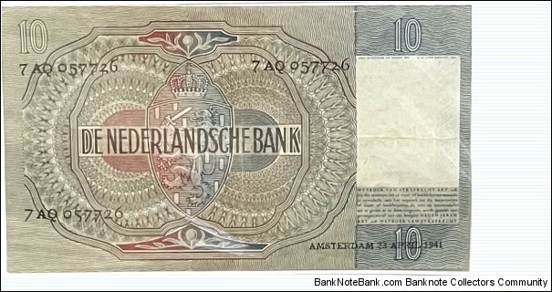 Banknote from Netherlands year 1989