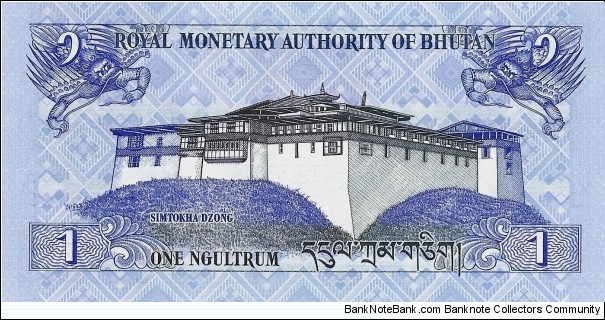 Banknote from Bhutan year 2019