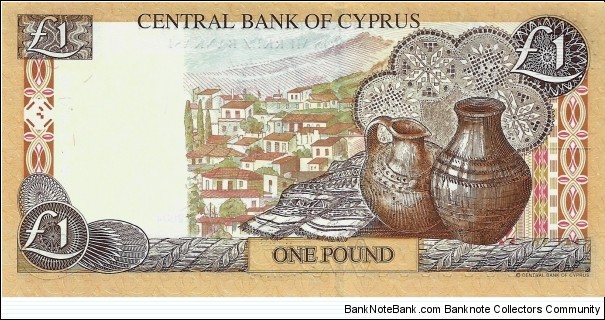 Banknote from Cyprus year 2004