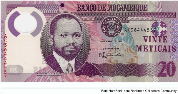 MOZAMBIQUE 20 Meticais  Banknote