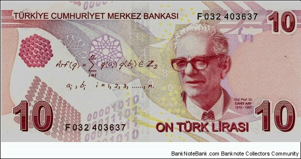 Banknote from Turkey year 2009