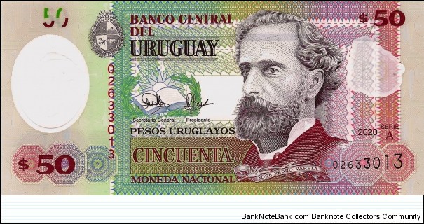 URUGUAY 50 Pesos Banknote