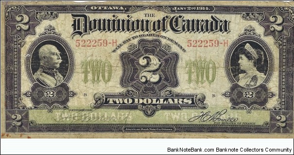 CANADA 2 Dollars Banknote