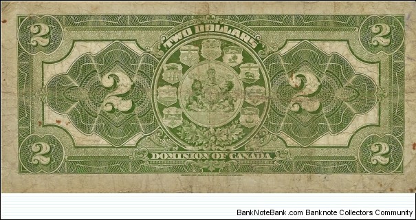 Banknote from Canada year 1914