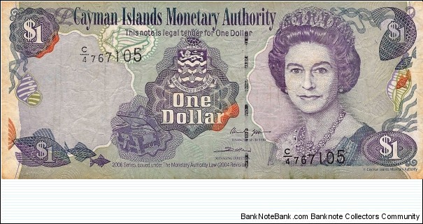 CAYMAN ISLANDS 1 Dollar Banknote
