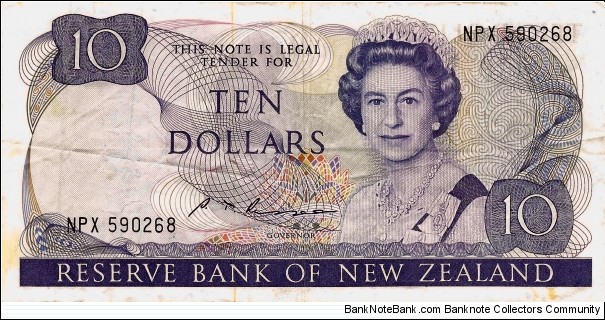 NEW ZEALAND 10 Dollars Banknote