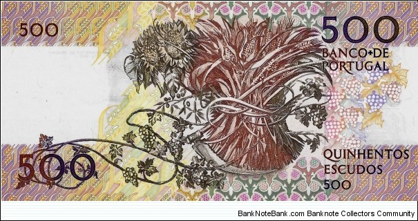 Banknote from Portugal year 1989
