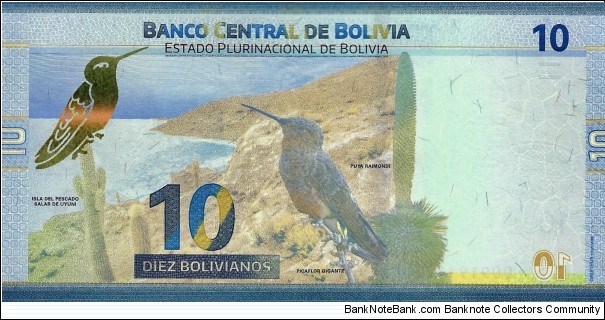 Banknote from Bolivia year 1986