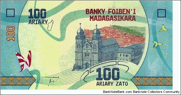 MADAGASCAR 100 Ariary Banknote