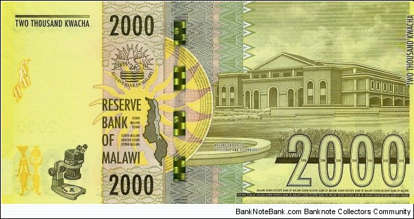 Banknote from Malawi year 2016