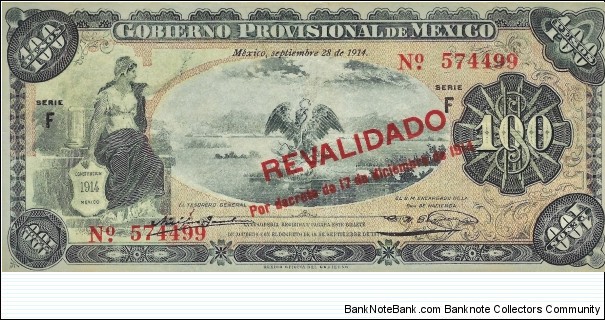 MEXICO 100 Pesos Banknote