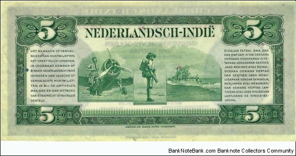 Banknote from Indonesia year 1943